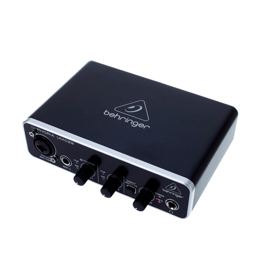 Interfaz De Sonido /usb/2x2 48khz/mida Behringer UMC22 Eqmusic