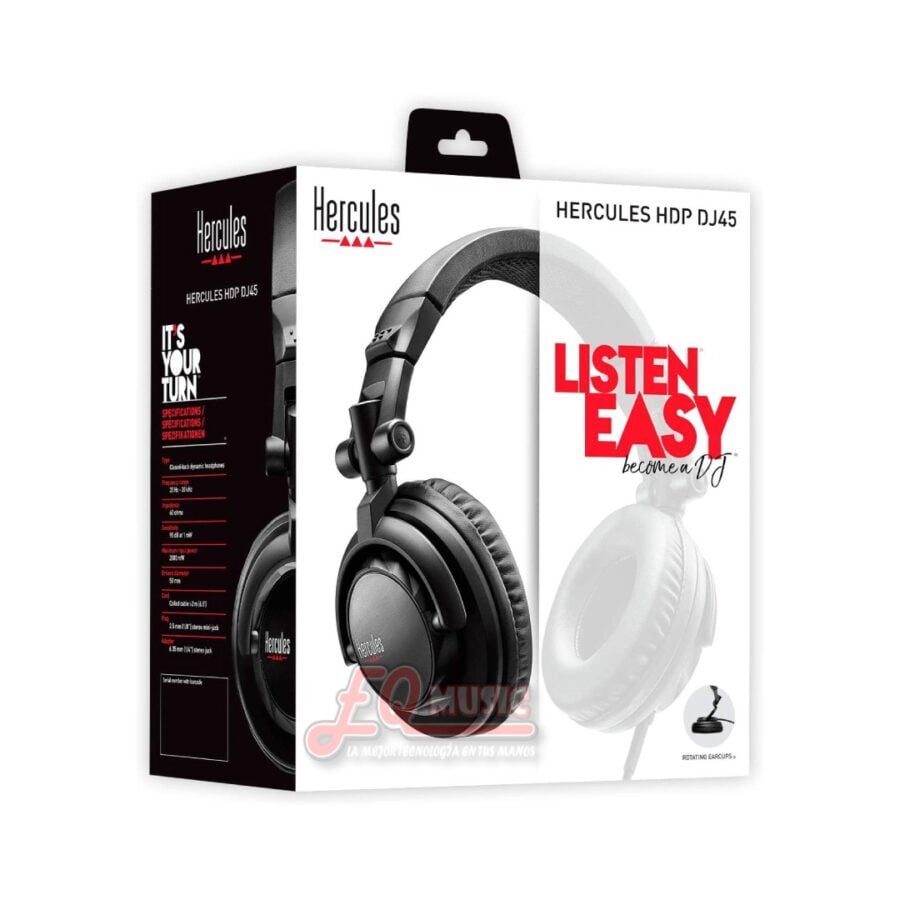 audífonos para dj hércules HDP-DJ45-4