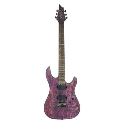 GUITARRA-ELECTRICA-KX-CON-MICROFONO-FISHMAN-FLUENCE-RETRO-CORT-KX500-ETCHED-EDV